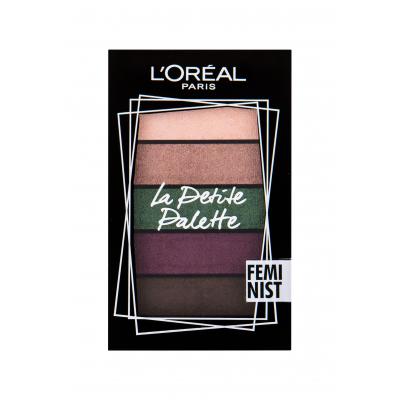 L'Oréal Paris La Petite Palette Očný tieň pre ženy 4 g Odtieň Feminist