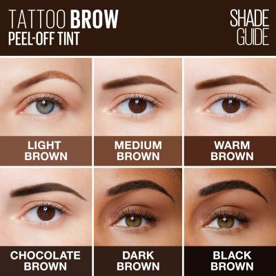 Maybelline Tattoo Brow Farba na obočie pre ženy 4,6 g Odtieň Dark Brown
