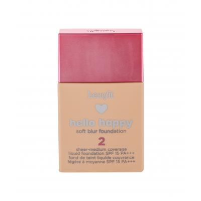 Benefit Hello Happy SPF15 Make-up pre ženy 30 ml Odtieň 02 Light Warm