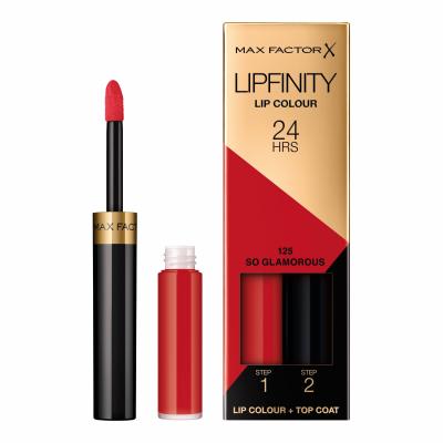 Max Factor Lipfinity 24HRS Lip Colour Rúž pre ženy 4,2 g Odtieň 125 So Glamorous