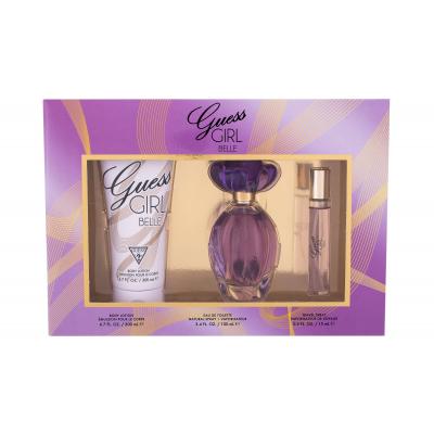 GUESS Girl Belle Darčeková kazeta toaletná voda 100 ml + telové mlieko 200 ml + toaletná voda 15 ml