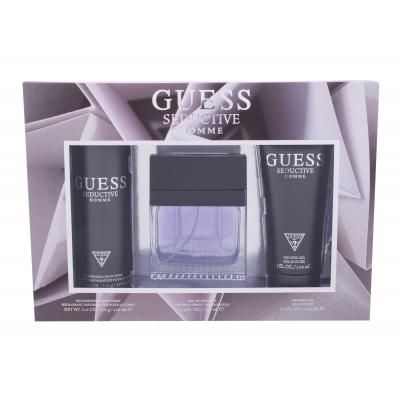GUESS Seductive Homme Darčeková kazeta toaletná voda 100 ml + dezodorant 226 ml + sprchovací gél 200 ml