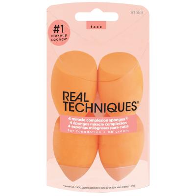 Real Techniques Miracle Complexion Sponge Aplikátor pre ženy 4 ks
