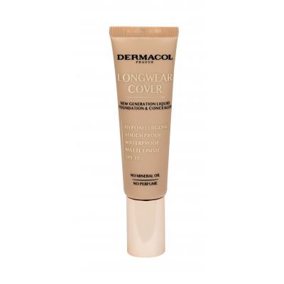 Dermacol Longwear Cover SPF15 Make-up pre ženy 30 ml Odtieň Fair