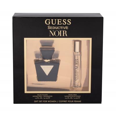 GUESS Seductive Noir Darčeková kazeta toaletná voda 30 ml + toaletná voda 15 ml