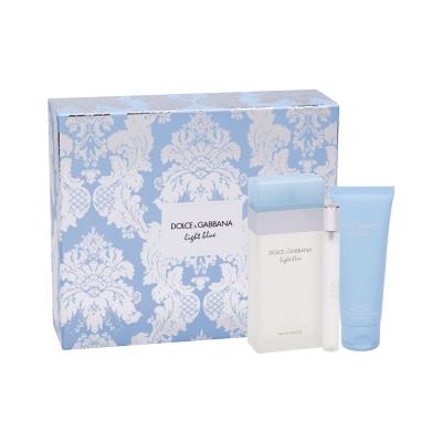Dolce&Gabbana Light Blue Darčeková kazeta toaletná voda 100 ml + telový krém 75 ml + toaletná voda 10 ml