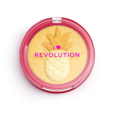 Makeup Revolution London I Heart Revolution Fruity Highlighter Rozjasňovač pre ženy 9,15 g Odtieň Pineapple