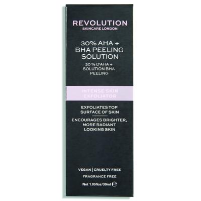 Revolution Skincare Skincare 30% AHA + BHA Peeling Solution Peeling pre ženy 30 ml