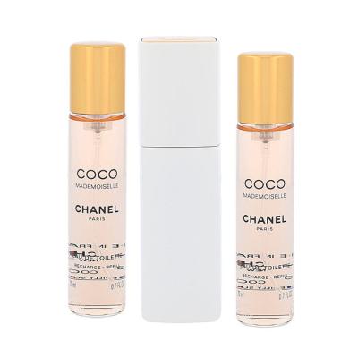Chanel Coco Mademoiselle 3x 20 ml Toaletná voda pre ženy Twist and Spray 20 ml tester