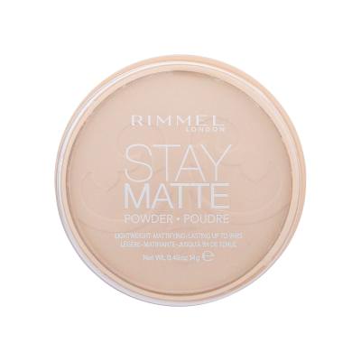 Rimmel London Stay Matte Púder pre ženy 14 g Odtieň 003 Peach Glow
