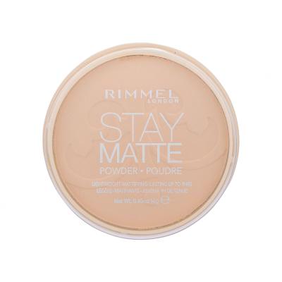 Rimmel London Stay Matte Púder pre ženy 14 g Odtieň 006 Warm Beige