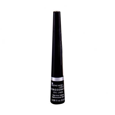 Rimmel London Exaggerate Očná linka pre ženy 2,5 ml Odtieň 001 Black