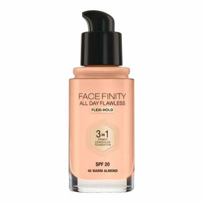 Max Factor Facefinity All Day Flawless SPF20 Make-up pre ženy 30 ml Odtieň 45 Warm Almond