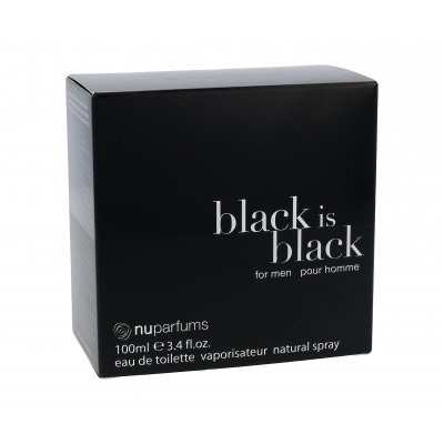 Nuparfums Black is Black Toaletná voda pre mužov 100 ml