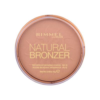 Rimmel London Natural Bronzer SPF15 Bronzer pre ženy 14 g Odtieň 021 Sun Light