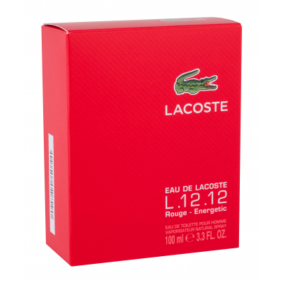 Lacoste Eau de Lacoste L.12.12 Rouge (Red) Toaletná voda pre mužov 100 ml poškodená krabička