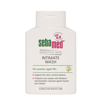 SebaMed Sensitive Skin Intimate Wash Age 50+ Intímna hygiena pre ženy 200 ml