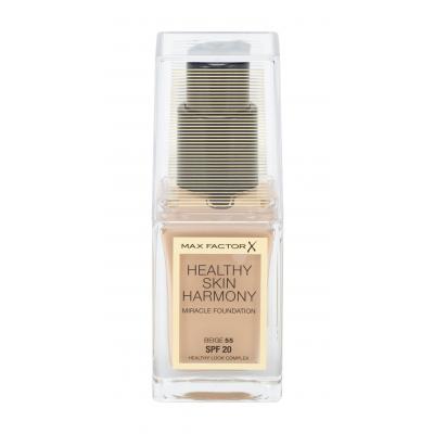 Max Factor Healthy Skin Harmony SPF20 Make-up pre ženy 30 ml Odtieň 55 Beige