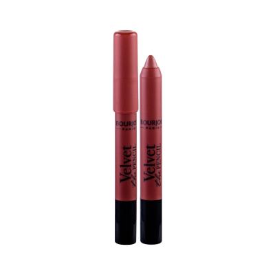 BOURJOIS Paris Velvet The Pencil Rúž pre ženy 3 g Odtieň 10 Brun de Folie