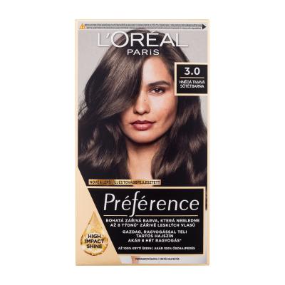 L'Oréal Paris Préférence Farba na vlasy pre ženy 60 ml Odtieň 3.0