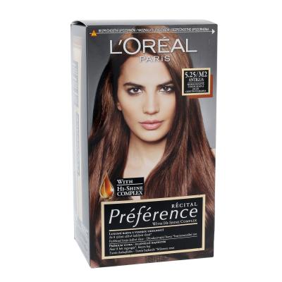 L&#039;Oréal Paris Préférence Récital Farba na vlasy pre ženy 60 ml Odtieň 5,25-M2 Antigua