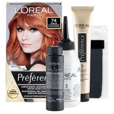 L&#039;Oréal Paris Préférence Féria Farba na vlasy pre ženy 60 ml Odtieň 74 Dublin