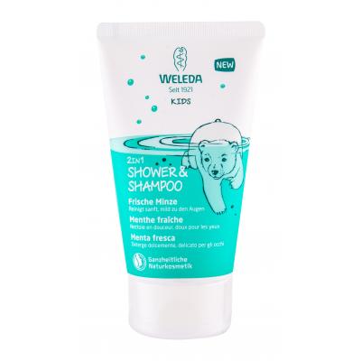 Weleda Kids Mighty Mint 2in1 Sprchovací krém pre deti 150 ml