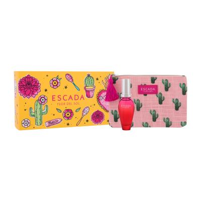 ESCADA Flor del Sol Darčeková kazeta toaletná voda 30 ml + kozmetická taštička