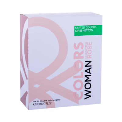 Benetton Colors de Benetton Rose Toaletná voda pre ženy 80 ml