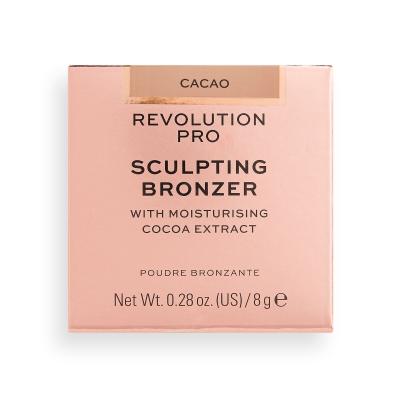 Revolution Pro Sculpting Bronzer Bronzer pre ženy 8 g Odtieň Cacao