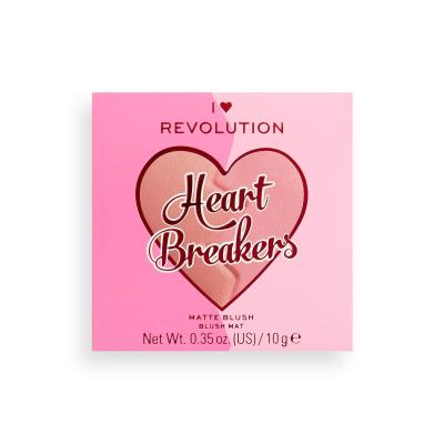 I Heart Revolution Heartbreakers Matte Blush Lícenka pre ženy 10 g Odtieň Creative