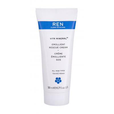 REN Clean Skincare Vita Mineral Emollient Rescue Denný pleťový krém pre ženy 50 ml tester