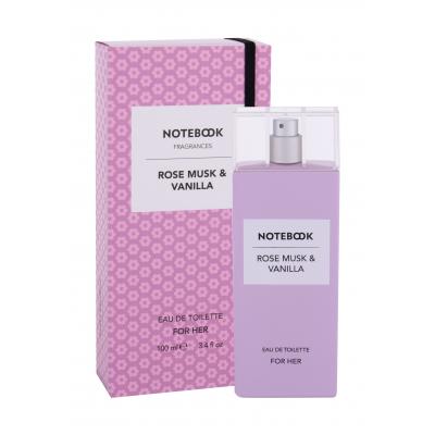 Notebook Fragrances Rose Musk & Vanilla Toaletná voda pre ženy 100 ml