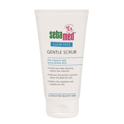SebaMed Clear Face Gentle Scrub Peeling pre ženy 150 ml