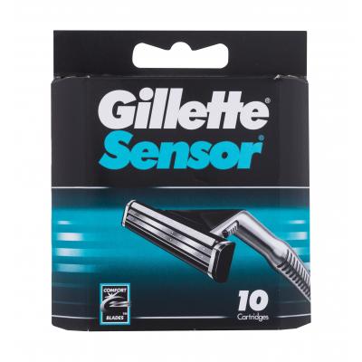 Gillette Sensor Náhradné ostrie pre mužov 10 ks