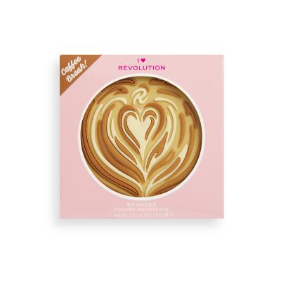 I Heart Revolution Tasty Coffee Bronzer pre ženy 6,5 g Odtieň Latte