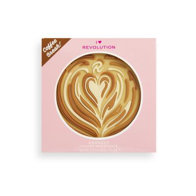 I Heart Revolution Tasty Coffee Bronzer pre ženy 6,5 g Odtieň Macchiato