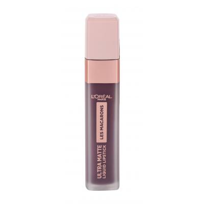L'Oréal Paris Les Macarons Ultra Matte Rúž pre ženy 7,6 ml Odtieň 830 Blackcurrant Crush