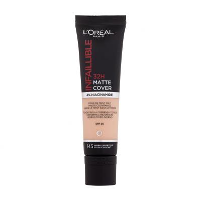 L'Oréal Paris Infaillible 32H Matte Cover SPF25 Make-up pre ženy 30 ml Odtieň 145