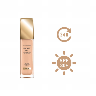 Max Factor Radiant Lift SPF30 Make-up pre ženy 30 ml Odtieň 47 Nude