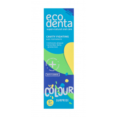 Ecodenta Toothpaste Cavity Fighting Colour Surprise Zubná pasta pre deti 75 ml
