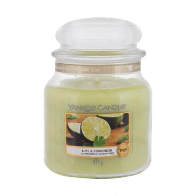 Yankee Candle Lime & Coriander Vonná sviečka 411 g