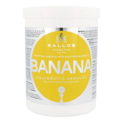 Kallos Cosmetics Banana Maska na vlasy pre ženy 1000 ml