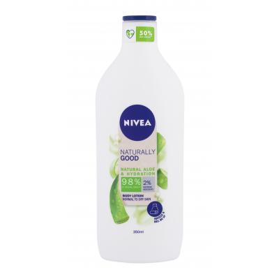 Nivea Naturally Good Aloe Vera Telové mlieko pre ženy 350 ml