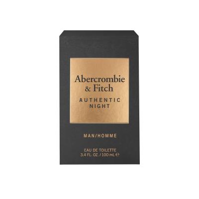 Abercrombie &amp; Fitch Authentic Night Toaletná voda pre mužov 100 ml