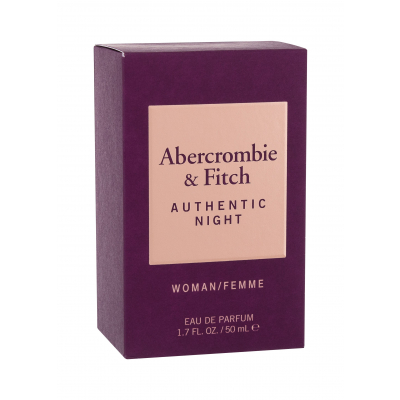 Abercrombie &amp; Fitch Authentic Night Parfumovaná voda pre ženy 50 ml
