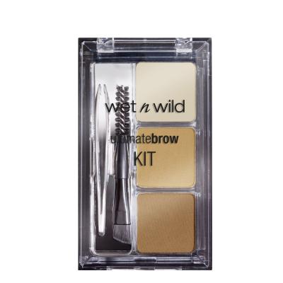Wet n Wild Ultimate Brow™ Set a paletka na obočie pre ženy 2,5 g Odtieň Soft Brown