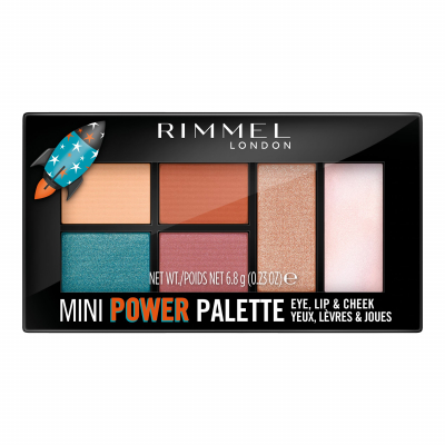 Rimmel London Mini Power Palette Kontúrovacia paletky pre ženy 6,8 g Odtieň 004 Pioneer