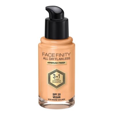 Max Factor Facefinity All Day Flawless SPF20 Make-up pre ženy 30 ml Odtieň W76 Warm Golden