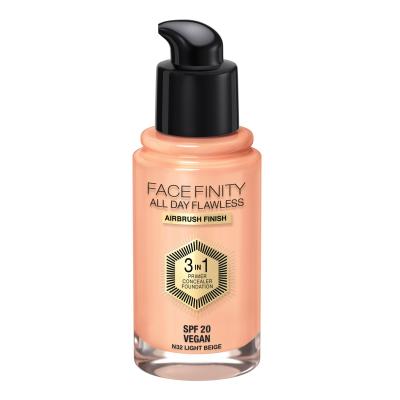 Max Factor Facefinity All Day Flawless SPF20 Make-up pre ženy 30 ml Odtieň N32 Light Beige